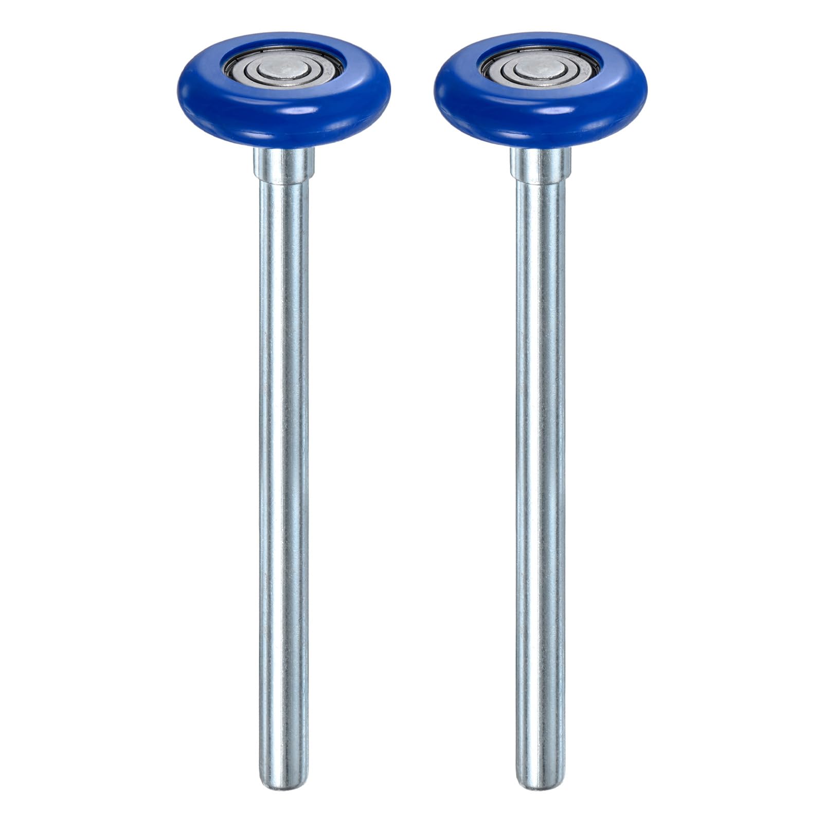 M METERXITY 2-Pack Nylon Garage Door Rollers, 1.8"/ 46mm Quiet Garage Door Wheels 7"/ 178mm Stem