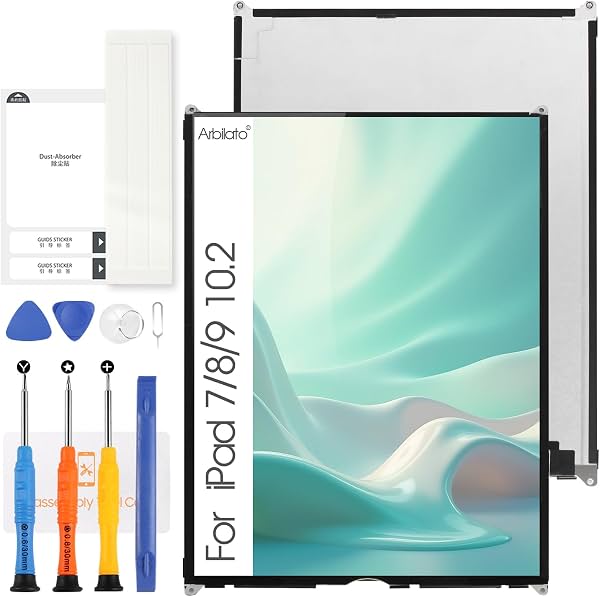 LCD para iPad 8 2020 10.2 8.ª gen, repuesto de pantalla para A2428 A2429 A2270, panel de visualización para iPad 7 7.ª gen 2019, pantalla LCD para tablet A2197 A2200 A2198 A2232, piezas de reparación (sin función táctil)