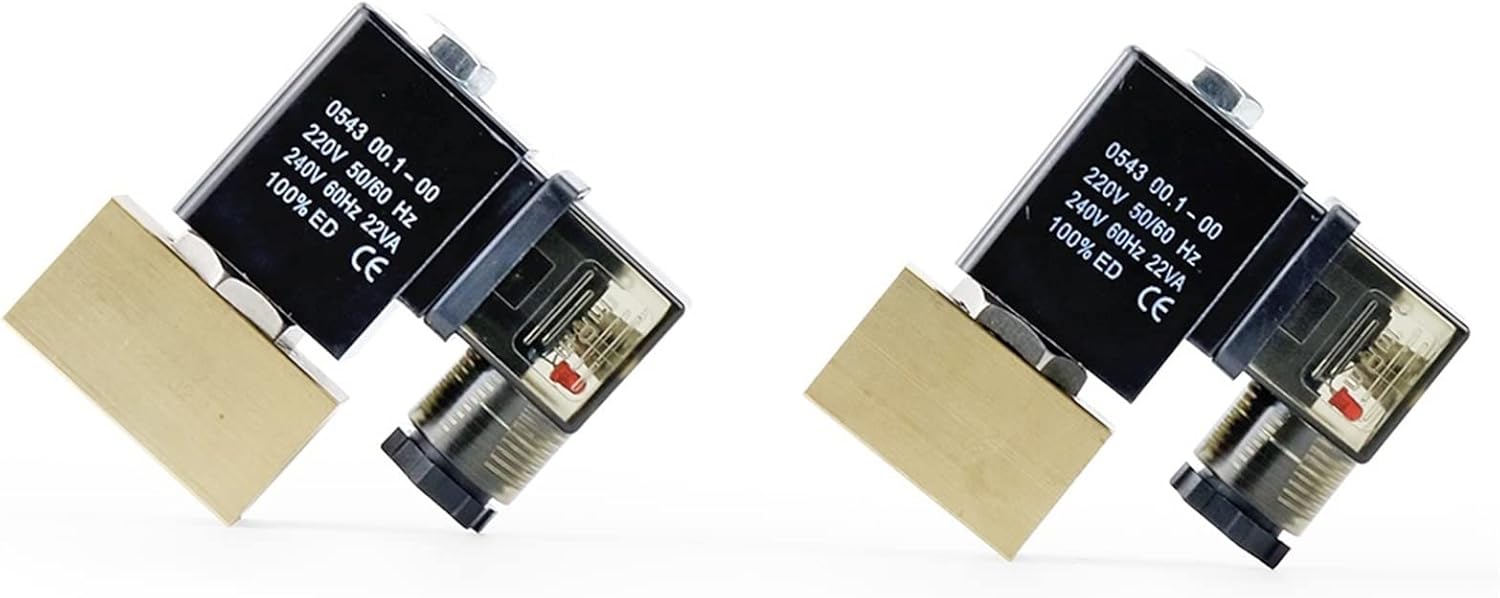 1/4" 3/8" 1/2" BSP High Pressure Normally Close Brass Electric Solenoid Valve DN8 12V/24V/220V JT22-02 80bar for Water Oil Air(12v,0.5 Inch)