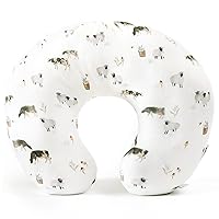 Vista 17 de GRSSDER Funda de Almohada de Lactancia Elástica Minky Removible Fundas de Lactancia para Almohadas de Lactancia Materna, Forro Ultra Suave y Cómodo