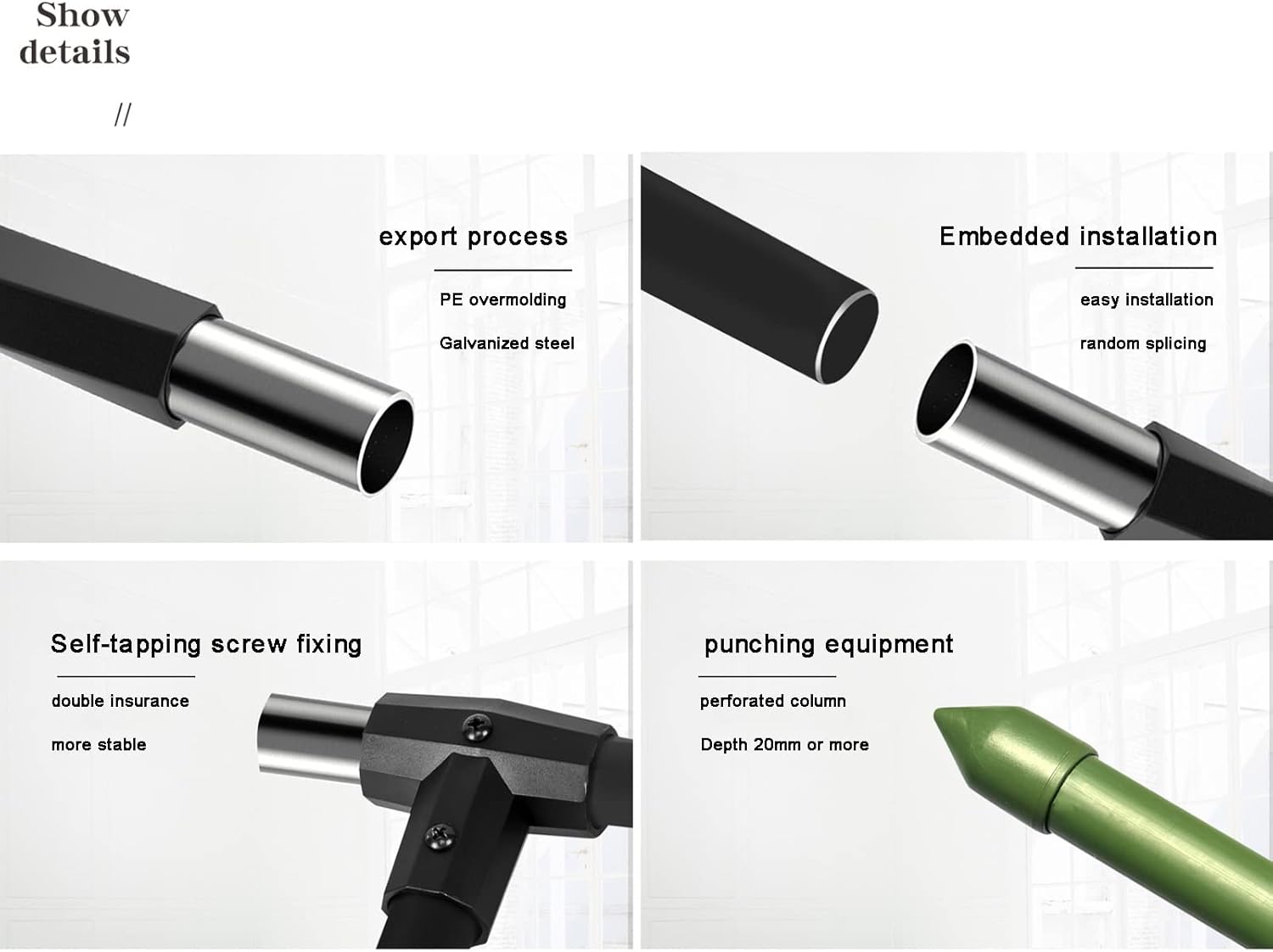 Garden Arbors Large 2.4M Metal Garden Rose Arch Heavy Duty Strong Tubular Outdoor Lawn Patio Arbours for Roses Climbing Plants Support Archway Garden Decoration