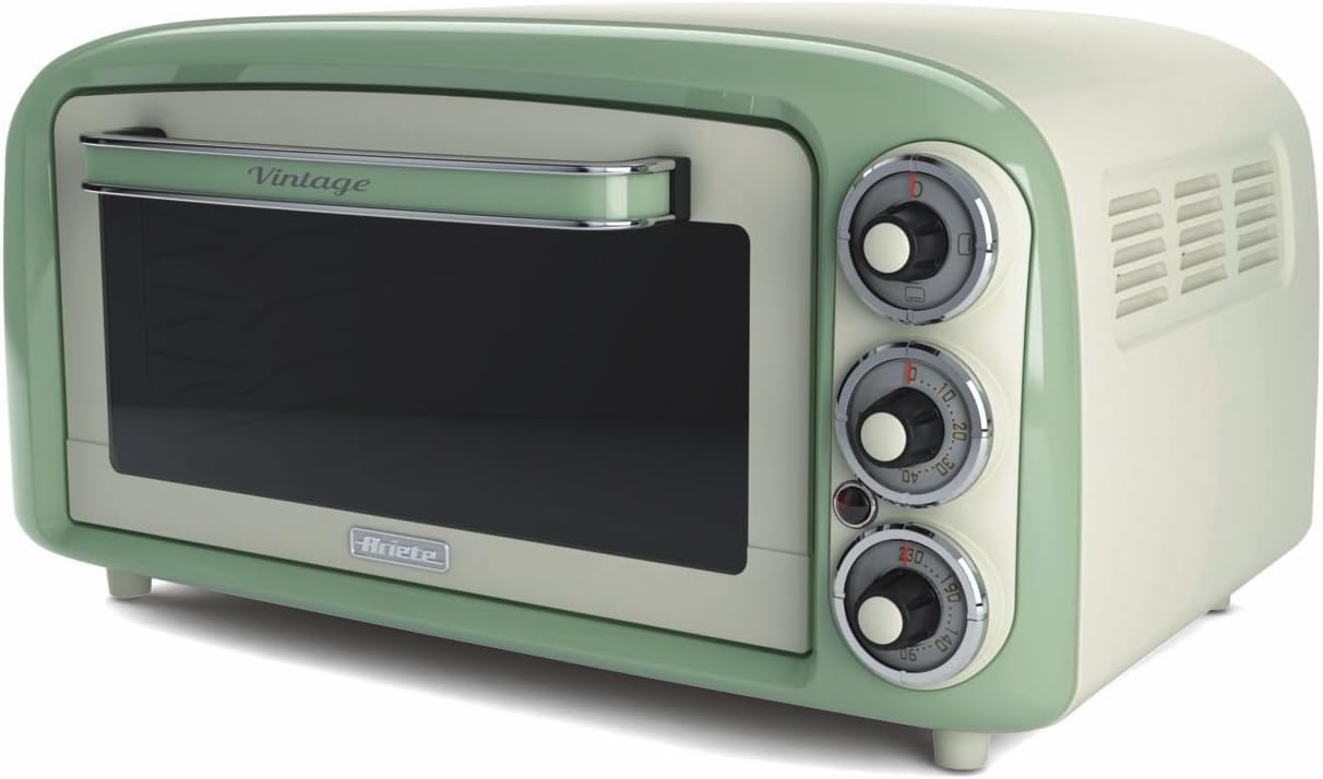 979 G Vintage Retro Electric Oven, 1380 W, Green