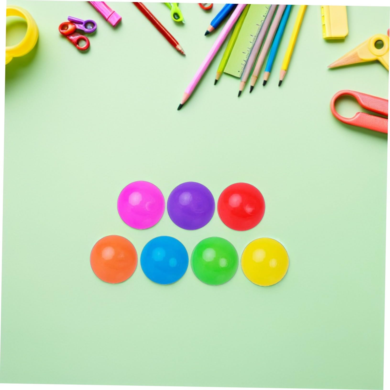 BESTonZON Bolas Oceánicas Redondas de Plástico 100 Piezas para Bebés