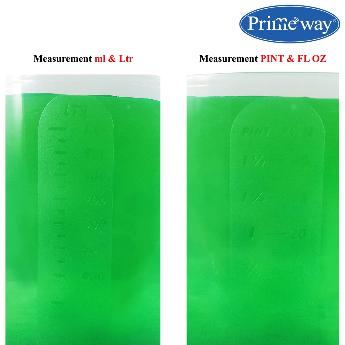 Primeway® Wham Cuisine Measuring Plastic Cup, 1 Litre, Transparent 1