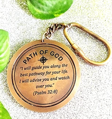 Guaafa Religious Keychains - Engraved Bible Quotes Keyring Inspirational Gifts For Men Women Boys Girls Christian Catholic #TOP4