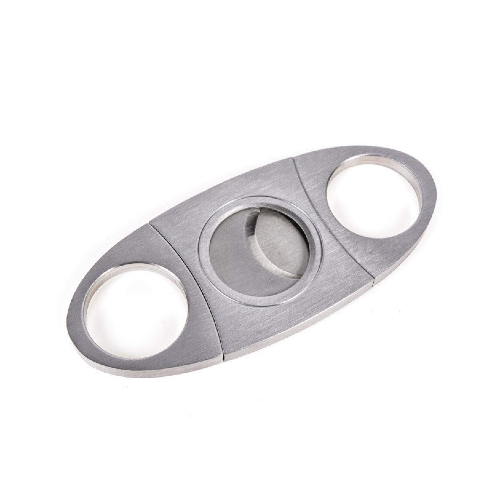 JZLLCigar cutter stainless steel pocket cigar tool double cutter blade scissors suitable for most sizes of cigars