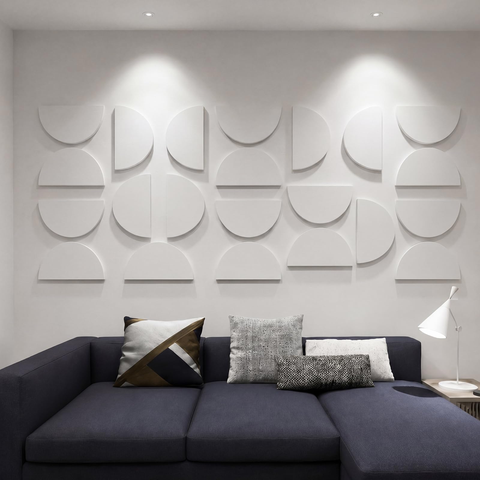 Panneaux muraux 3D design pour habiller le mur d'une chambre à coucher ou d'un salon