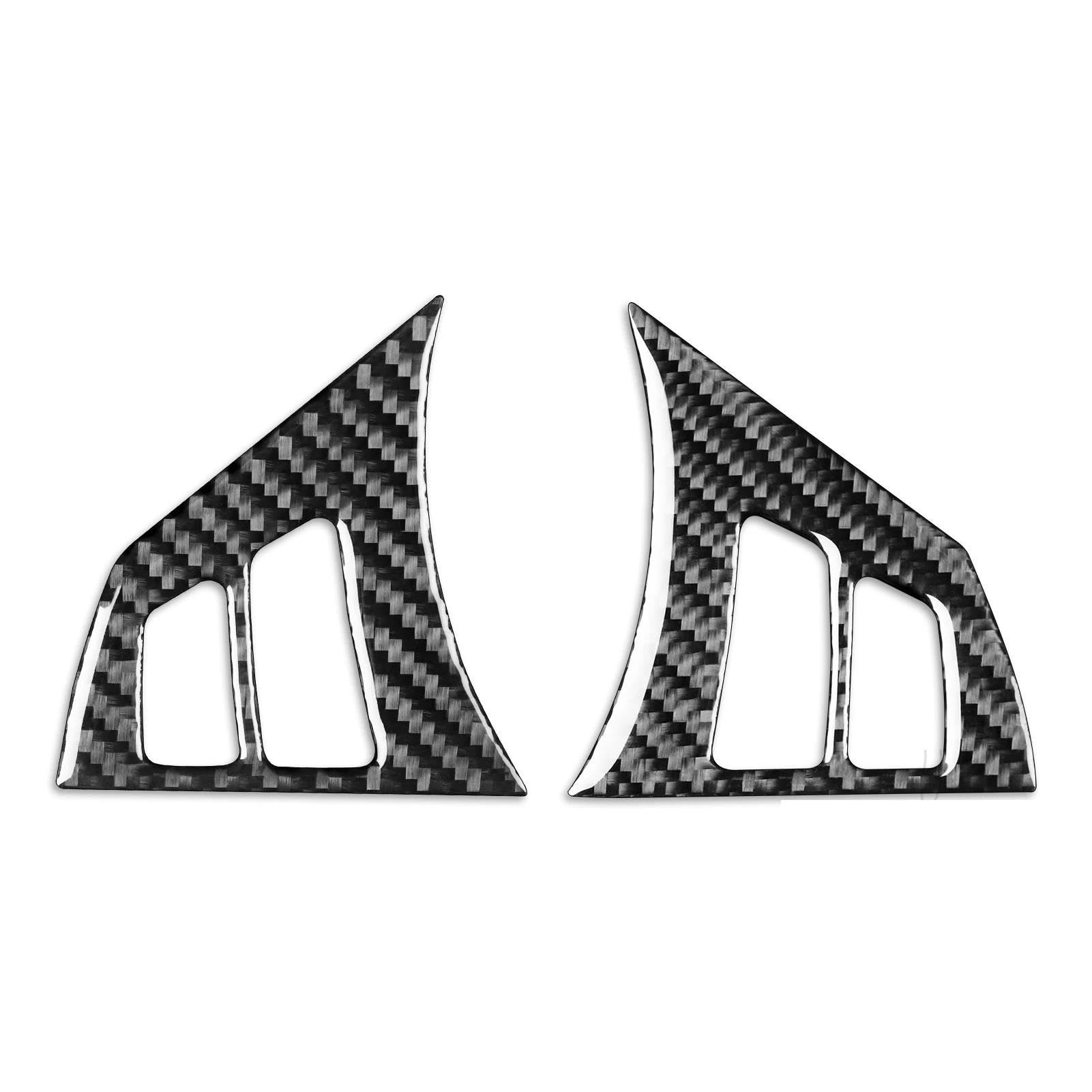 Piwine B2 Car Interior Accessories Steering Wheel Button Chin Panel Frame Trim Sticker For 5 Series E60 2004-2007