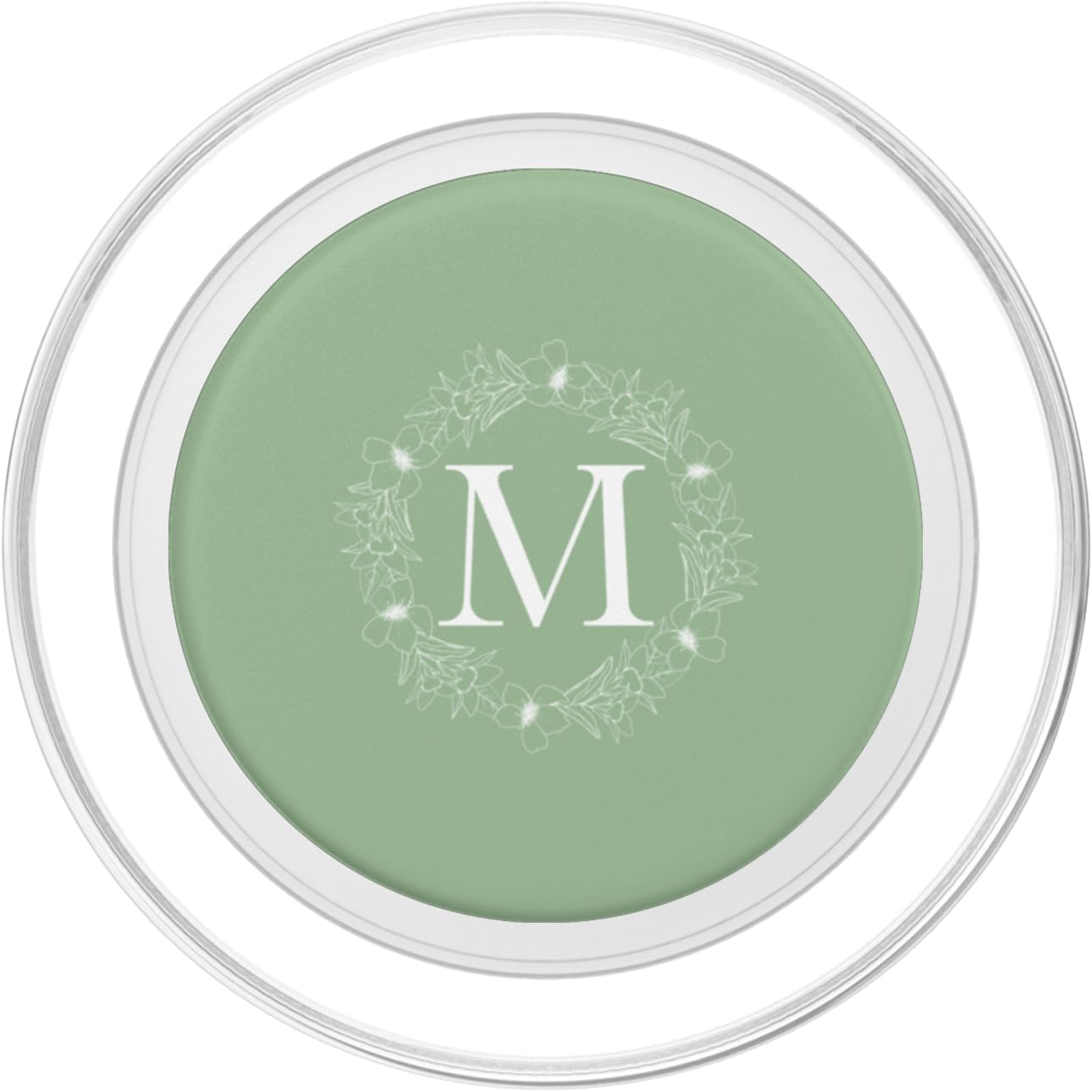Cute Letter M Initial Heart Monogram PopSockets MagSafe PopGrip for iPhone