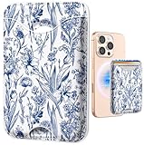 Full Print Pattern: Our magnetic card holder adopts original design printing patterns, with cute patterns spread on both sides, and multiple pattern choices, fashionable and beautiful when attached to your phone Easy Take Card: Special U-shaped incis...