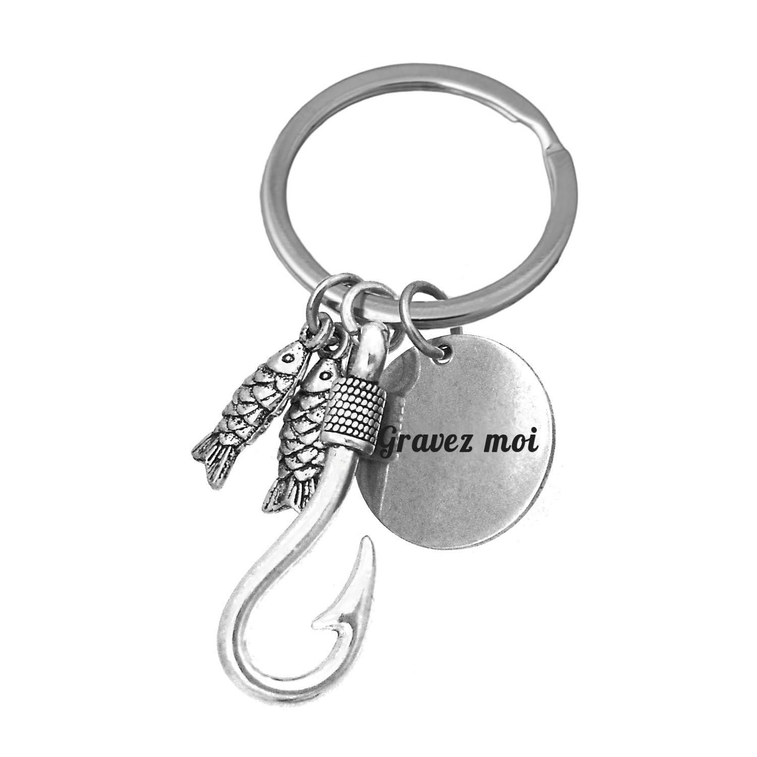 Lot De 10 Porte-clés En Acier Inoxydable Avec Gravure Personnalisée - Cadeau Unique Pour Anniversaire, Mariage, Diplôme, Femme