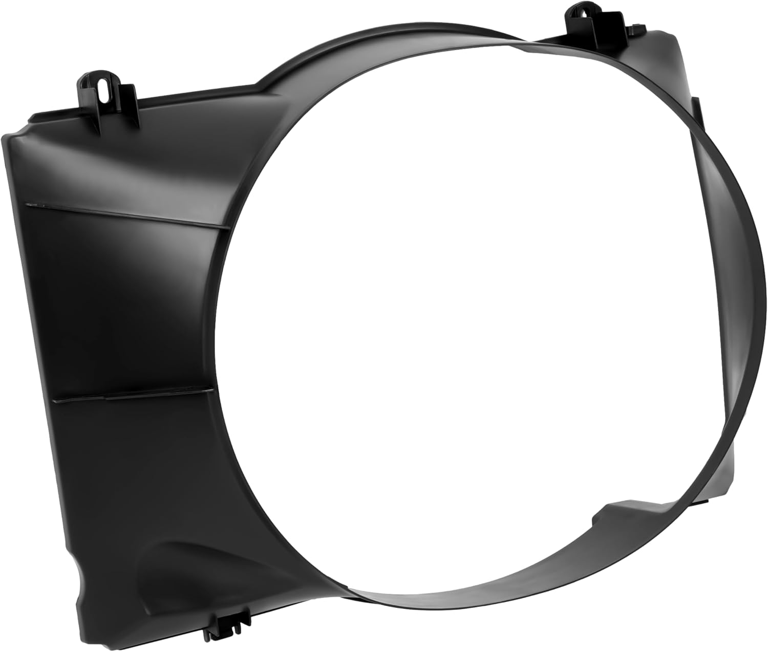 HECASA Radiator Cooling Fan Shroud V8 Without a/c Standard Cooling Compatible with 1985-1993 Ford Bronco F-150 F-250 F-350 Replacement for E5TZ8146H FO3110112 Plastic Black