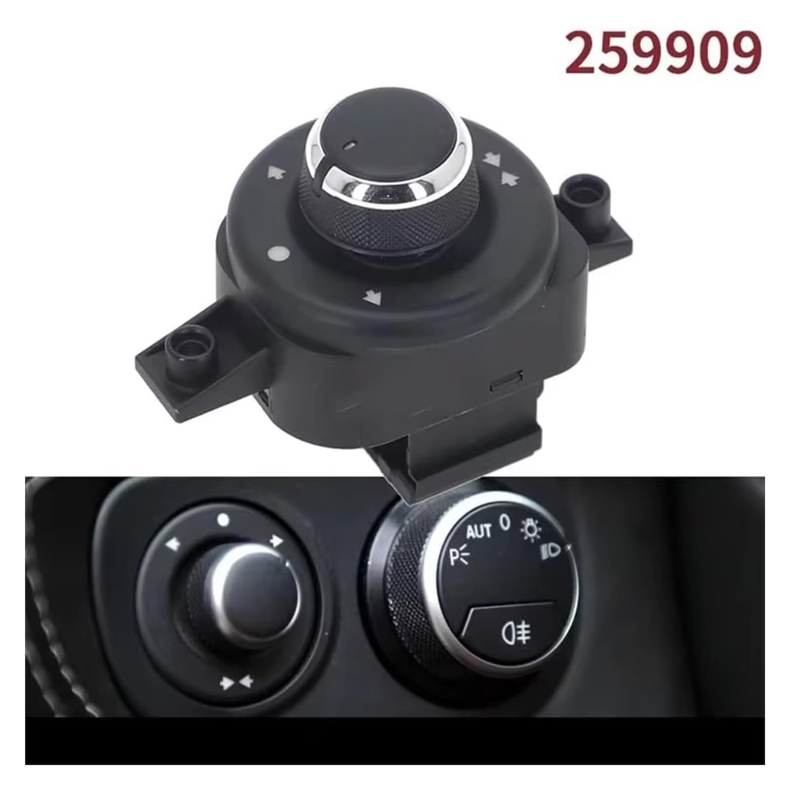 Per Ferrari 458 Per Italia 2010-2015 F12 Per Berlinetta 2013-2017 Pulsante Interruttore Controllo Specchio Di Potenza 259909 Parti Accessorie Auto Pulsante Commutazione Specchietto Retrovisore