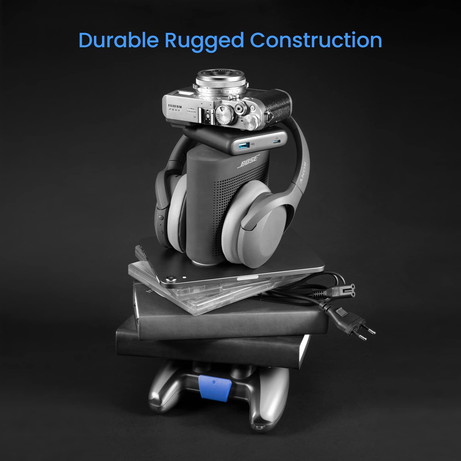 tomtoc Coque pour Manette PS5, étui de Protection de Voyage pour télécommande sans Fil PlayStation 5 DualSense, étui Rigide de Rangement Compact, Ultra Fin et léger Accessoires PS5