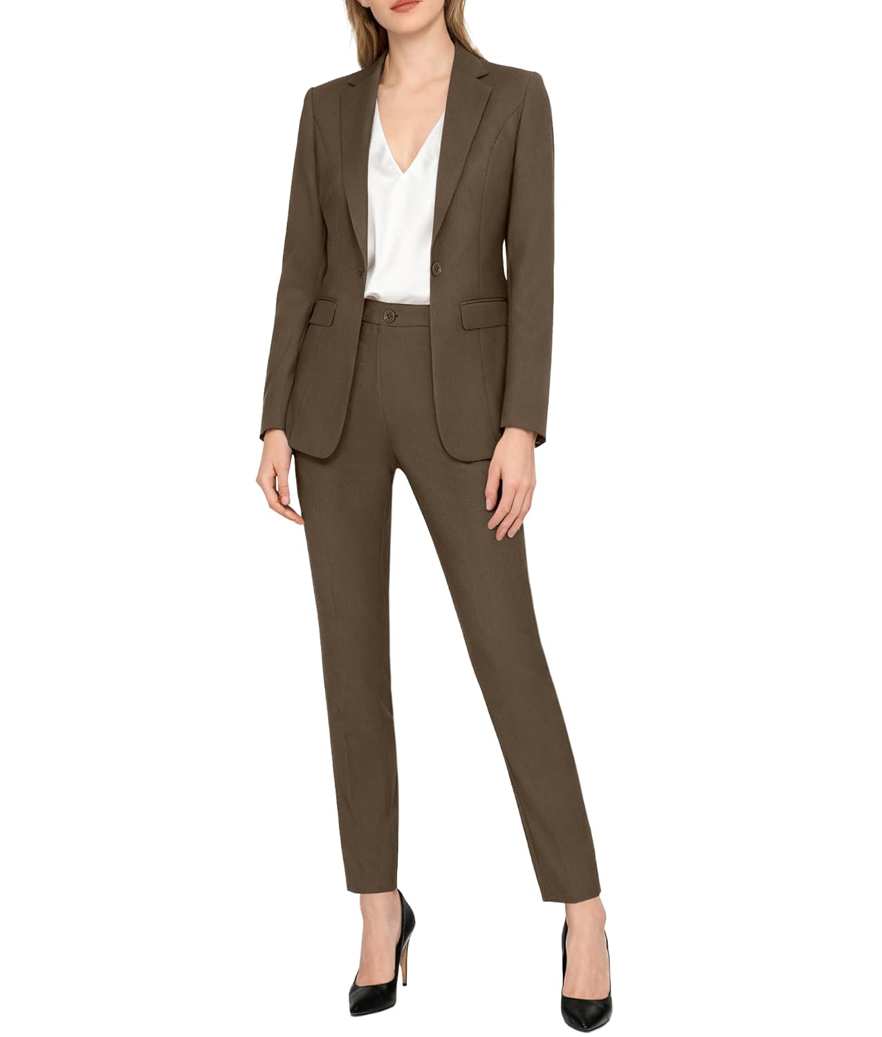 Womens Suits for Work Professional 2 Piece Office Work Suit Set Womens Suit Formal Wear