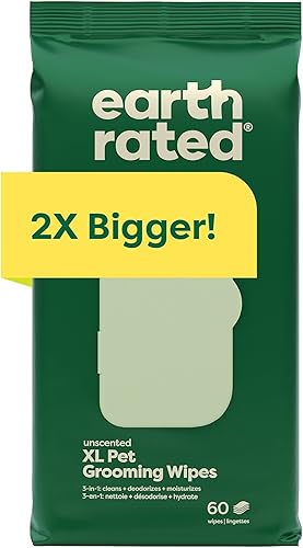 Vista 36 de Earth Rated - Toallitas hipoalergénicas para perros, para limpieza y control de olores, para patas, cuerpo y trasero, perfectas para cachorros