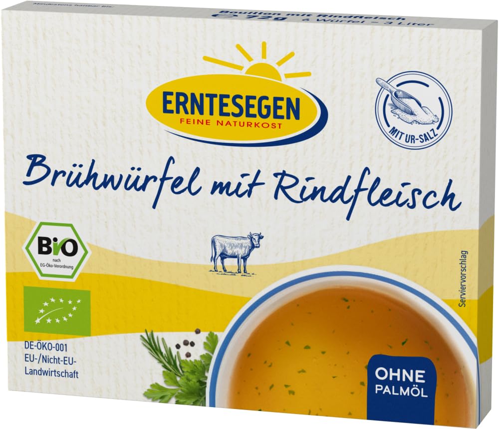 Erntesegen Brühwürfel Mit Rindfleisch Gr, 12 X 72