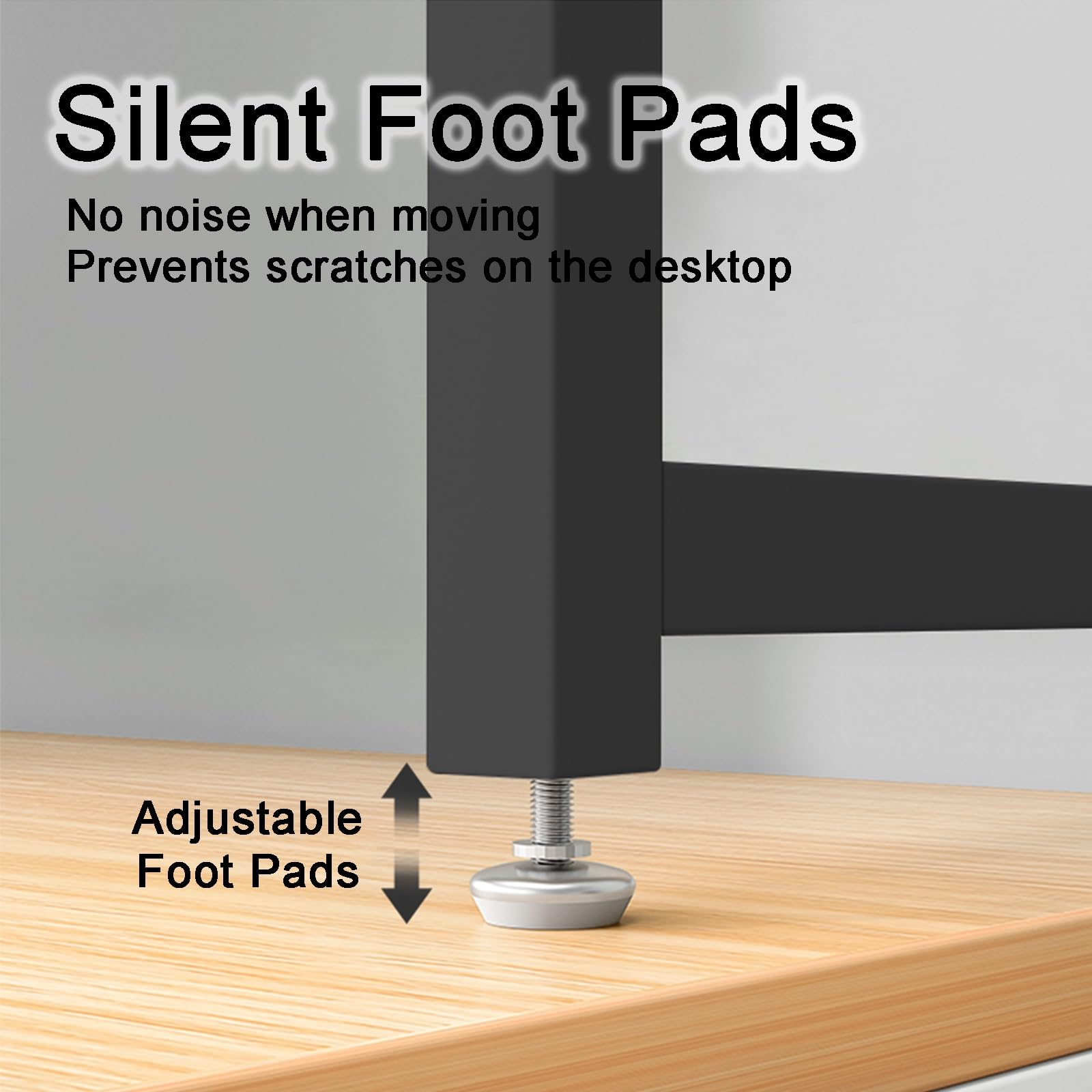 Generico Scrivania e scaffale in Metallo a 3 Ripiani - Organizzatore Multiuso per Piccoli spazi, Elegante libreria per dormitorio e Ufficio, Finitura Bianca (135 cm/53 Pollici)