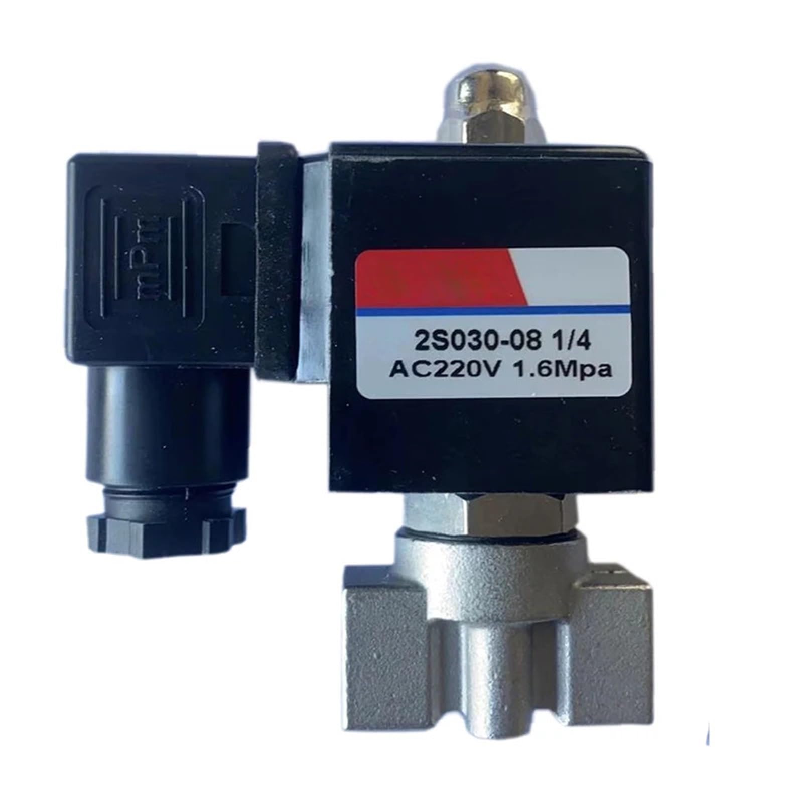 1/4" 110V 220V 12V 24V 12V 24V 12V DC) zawór elektromagnetyczny ze stali nierdzewnej normalnie zamknięty