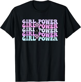 Girl Power Flower Symbol Empowerment T-Shirt