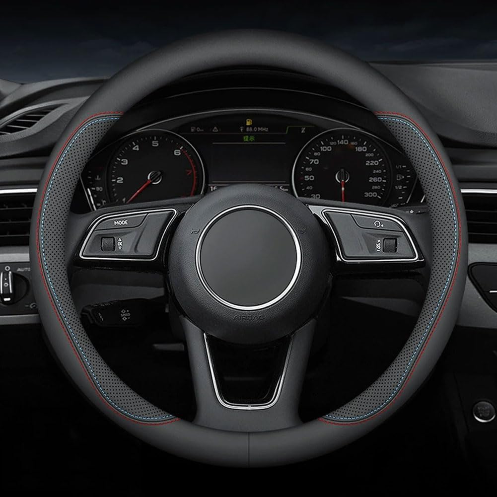 Tryagat Car Steering Wheel Cover for MG MG4 EV XPower 2023 2024 2025, Automotive Steering Wheel Protector Car Wheel Protector Accessories,Type-O-D