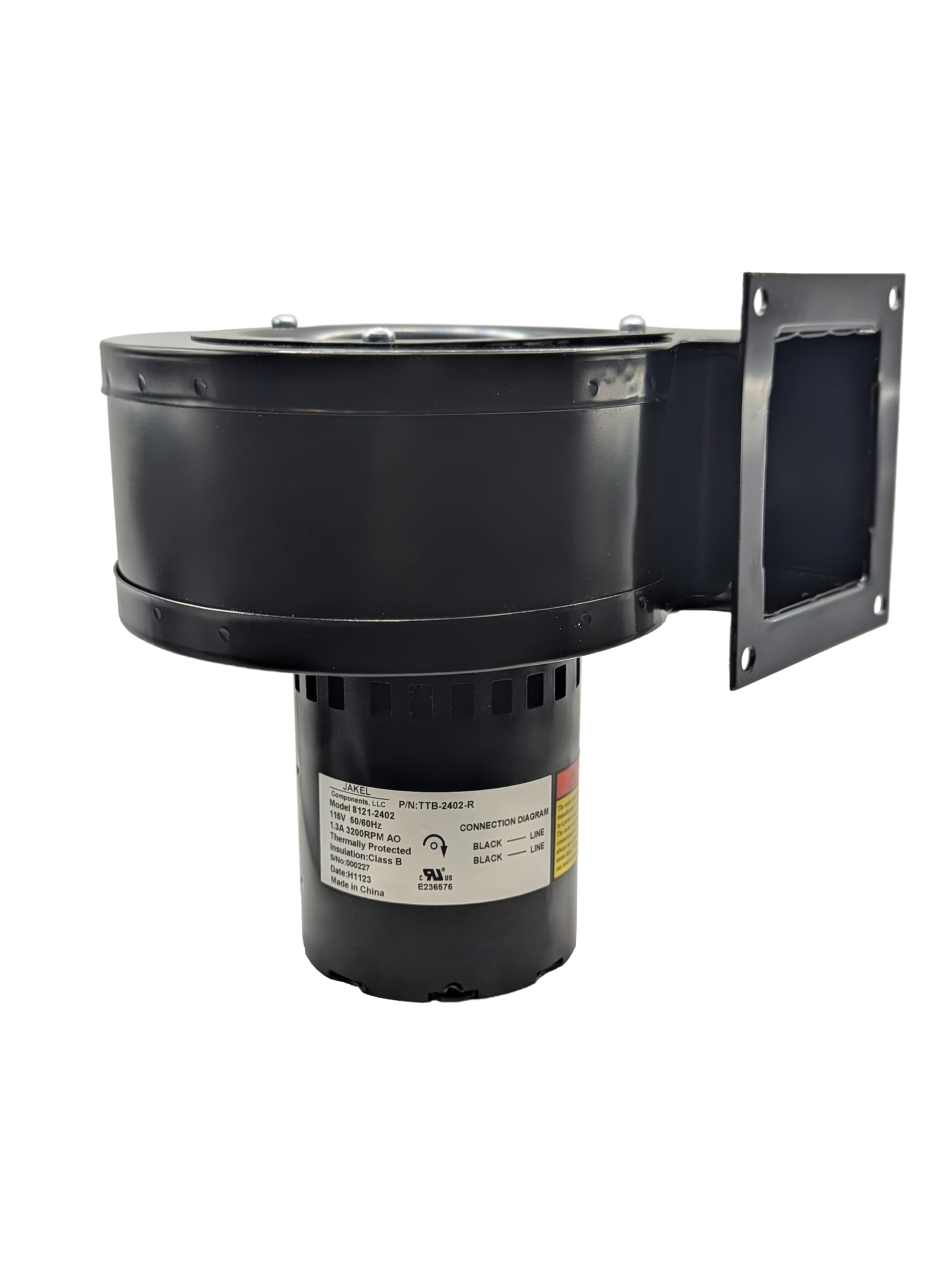 Soffiatore Industriale Dayton 1/40 CV, 2200 Giri/min, 115V, Modello 4C006B, Usato