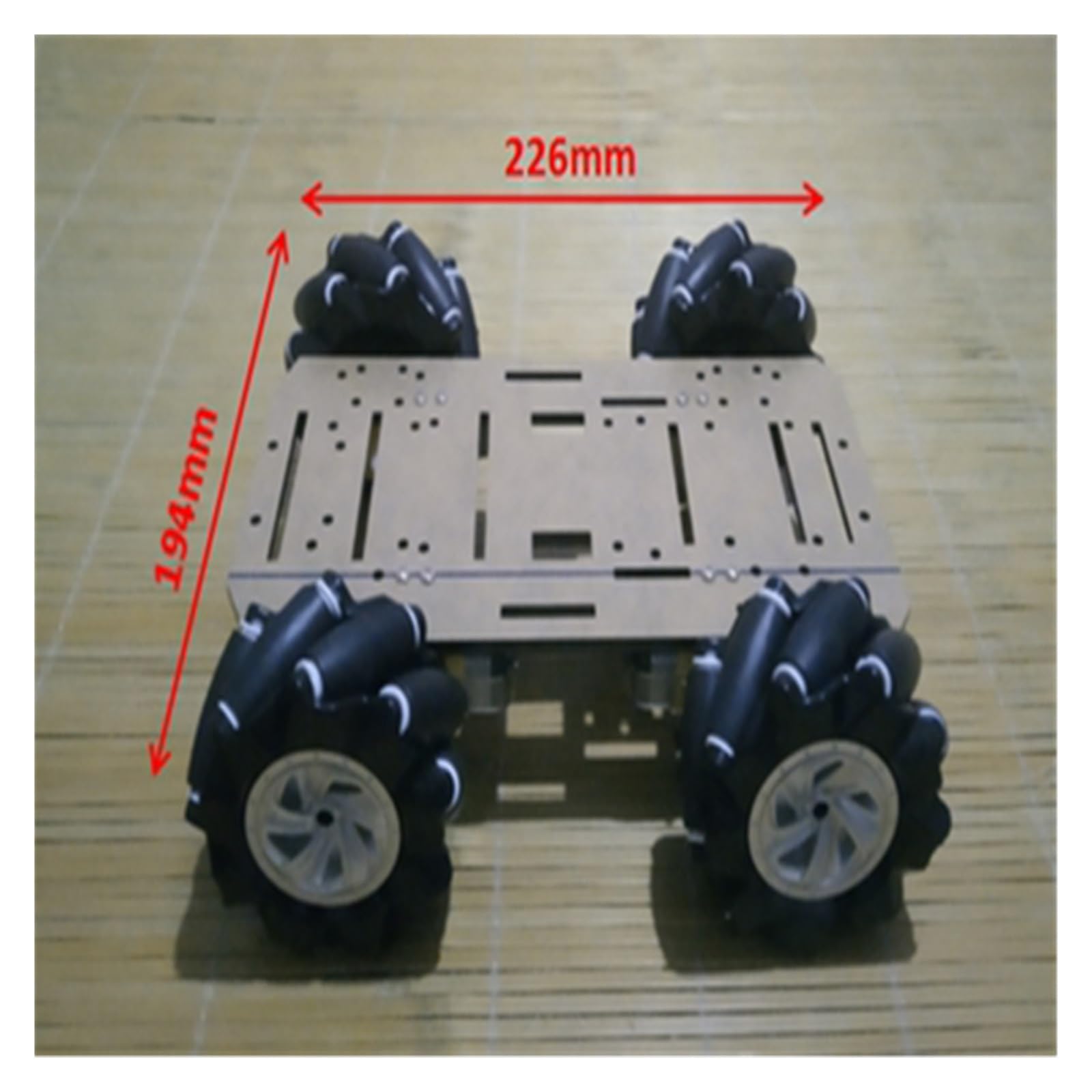 A-Châssis De Voiture Robot Intelligent Bricolage, Roue