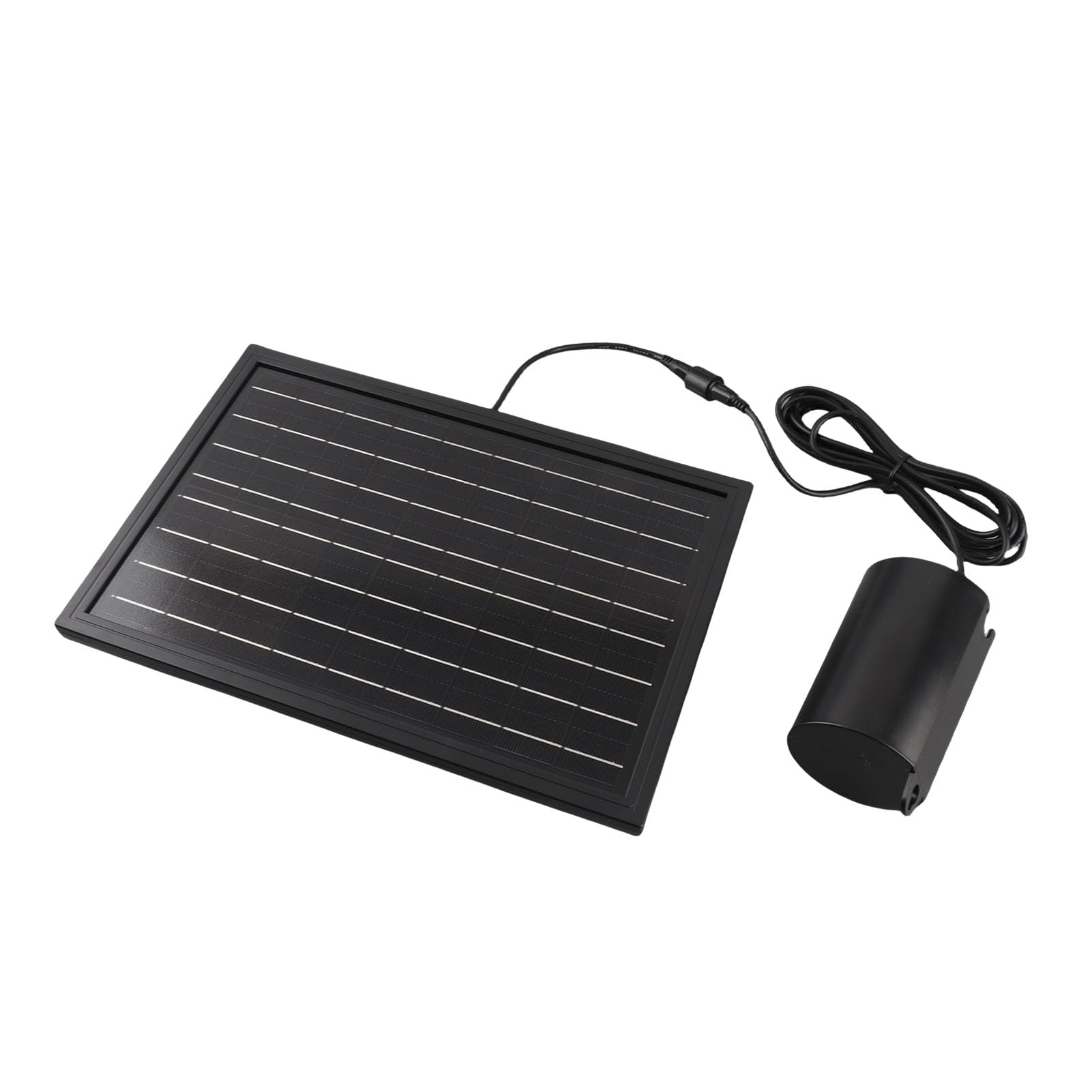 Zunate Aireador Solar para Estanque 8W 10V |Bomba de Aire de Oxígeno con Batería de 2400mAh IP64 Resistente Al Agua para Pecera