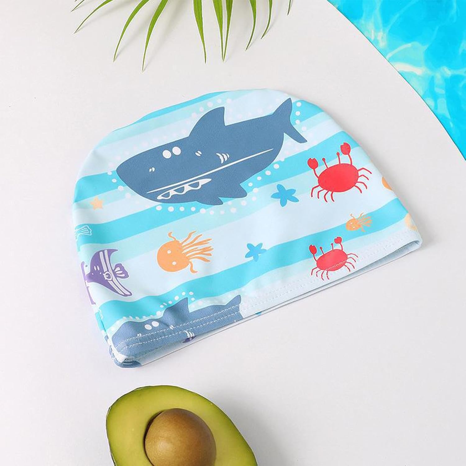 IDOPIP Kids Baby Boys Girls Float Suit Printed Floatation Swimsuit with Adjustable Buoyancy Floating Swimwear Toddler One Piece Bathing Suit Long Sleeve Swimming Beachwear with Cap Blue 2-3 Years