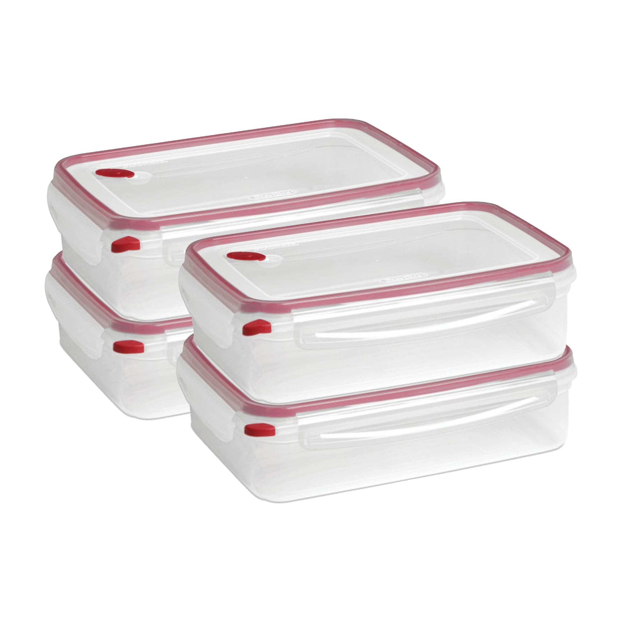 Sterilite4 Pack Food Storage Container, Ultra-Seal Airtight Snapware with Lids, 16 Cup