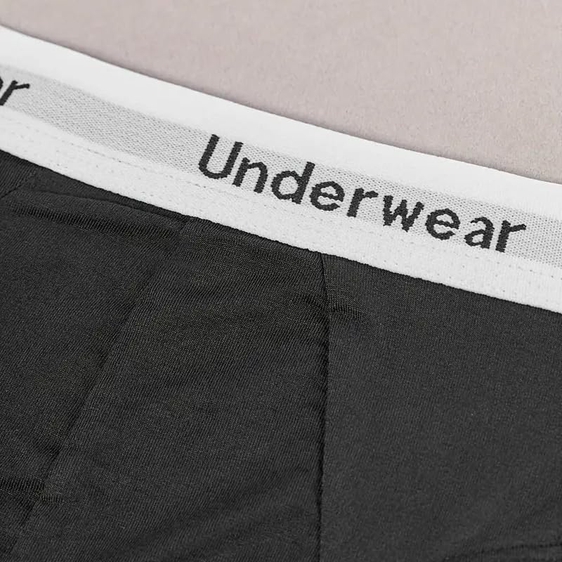 4Pcs Men's Underwear, Comfortable Breathable Suitable for Long Term Wear Multiple Colors Available4