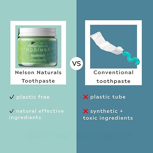 Miniatura 8 de Moringa Mineral Rich Fluoruro Pasta de Dientes Libre 3.3 oz