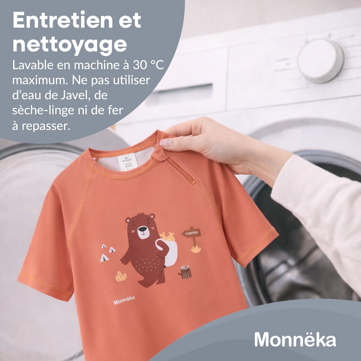T-Shirt de Bain Rashguard pour Enfants | Maillot de Bain à Manches Courtes avec Protection Solaire pour bébés et Enfants, Doux, Confortable et Facile à Enfiler