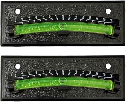 2 PCS RV Leveler, Trailer Bubble Level, Leveling System for RV, Camper, Trailer - Features Graduated Markings for Easy RV Leveling