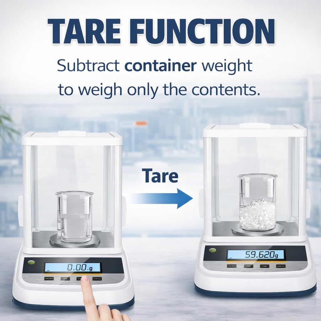 Lab Analytical Balance - 0.001g Precision Scale -7 Lab Analytical Balance - 0.001g Precision Scale -7