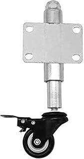 Trolley for Furniture 2 inch PU springloaded Door Swivel Protective net Fittings with brakerotating Door Wheel with Shock Absorption Function