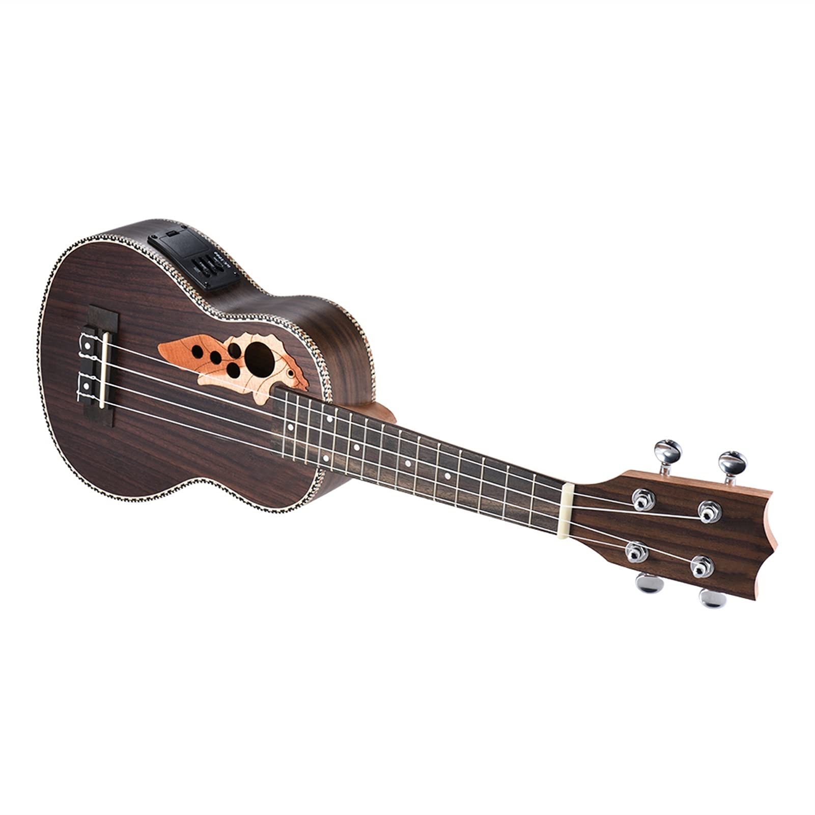 Ukulele Bausatz Konzert-Ukulele Fichte Ukelele 21" Ukulele Akustisch Mit Ukulele Bag 15 FRET 4 Saiten Musikinstrument Mit Eingebautem EQ.Abholen (Size : Combination A)