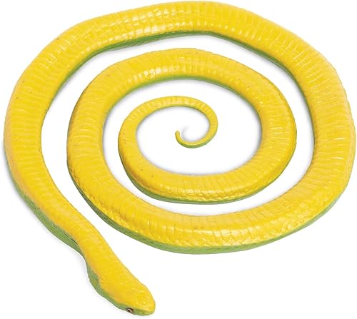 Miniatura 3 de Safari Ltd. Figura de serpiente verde áspera, figura detallada de plástico de 36 pulgadas, divertido juguete educativo para niños, niñas y niños a