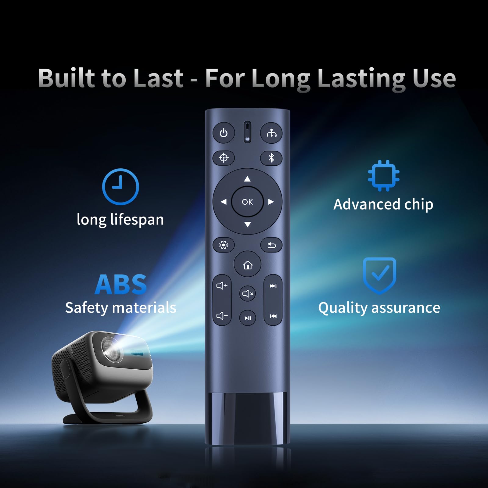 VS18245 A-00010467 Télécommande de rechange pour projecteur intelligent ViewSonic CDE3200-L M1+G2 X1 3.100 X2000B X2000L X1000 M2e X2 M1X M2 M1 Pro M1 Gen 2 X11 TX11 0HD-4K
