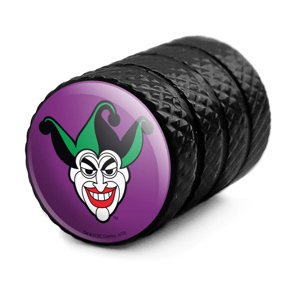Batman Joker Symbol Motorcycle Bicycle Bike Tire Rim Wheel Aluminum Valve Stem Caps