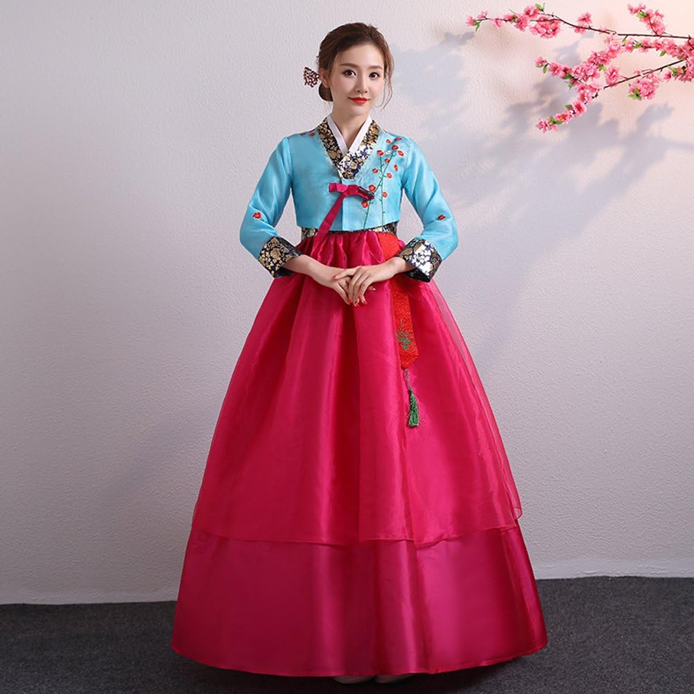 Hanbok Coreano Traje Tradicional para Mujer Boda Palacio Halloween Cosplay