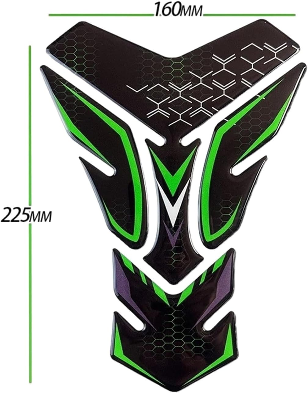 Motorcycle Tank Sticker 3D Motorcycle Accessories Tank Pad Protector Stickers Decal for KAW&A&SAKI Ninja400 Z900 Z1000 ZX10R ER6N Versys650.