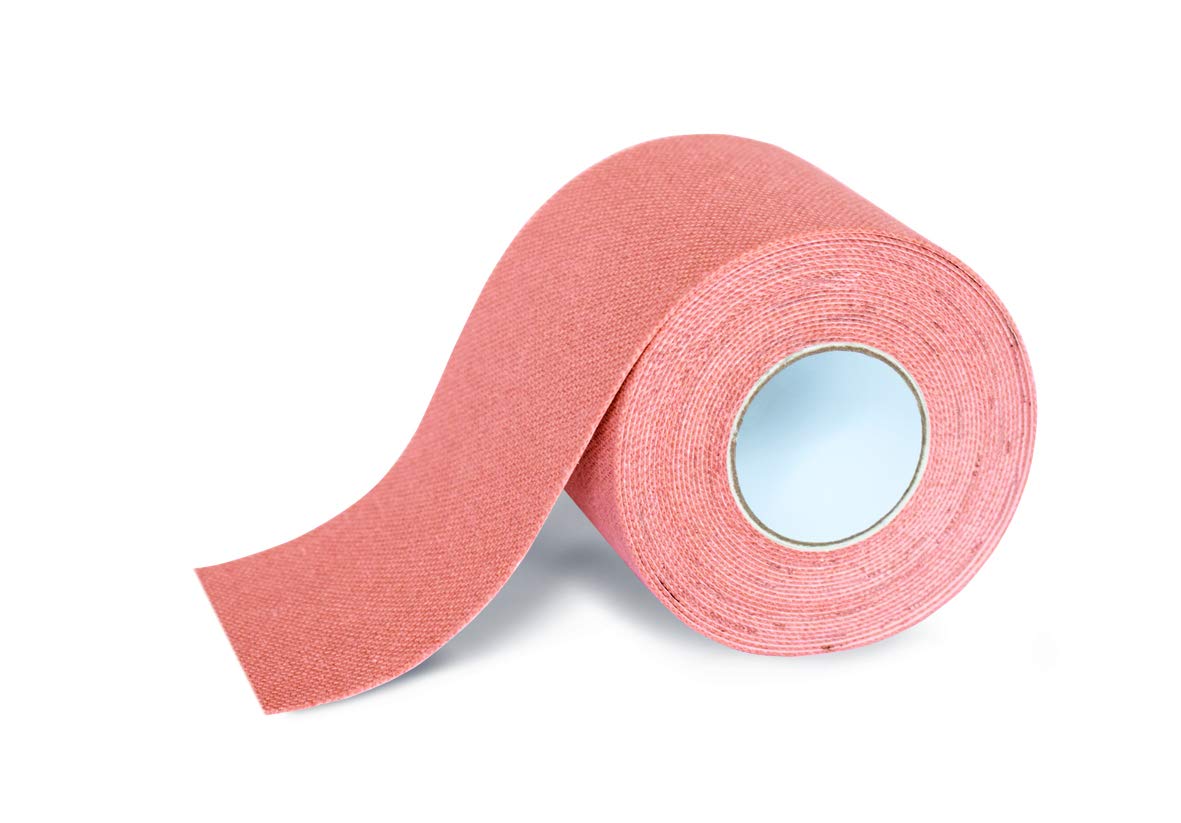 K-Active Nastro kinesiologico Classic BEIGE, impermeabile e ipoallergenico, 50 mm x 5 m, 6 rotoli