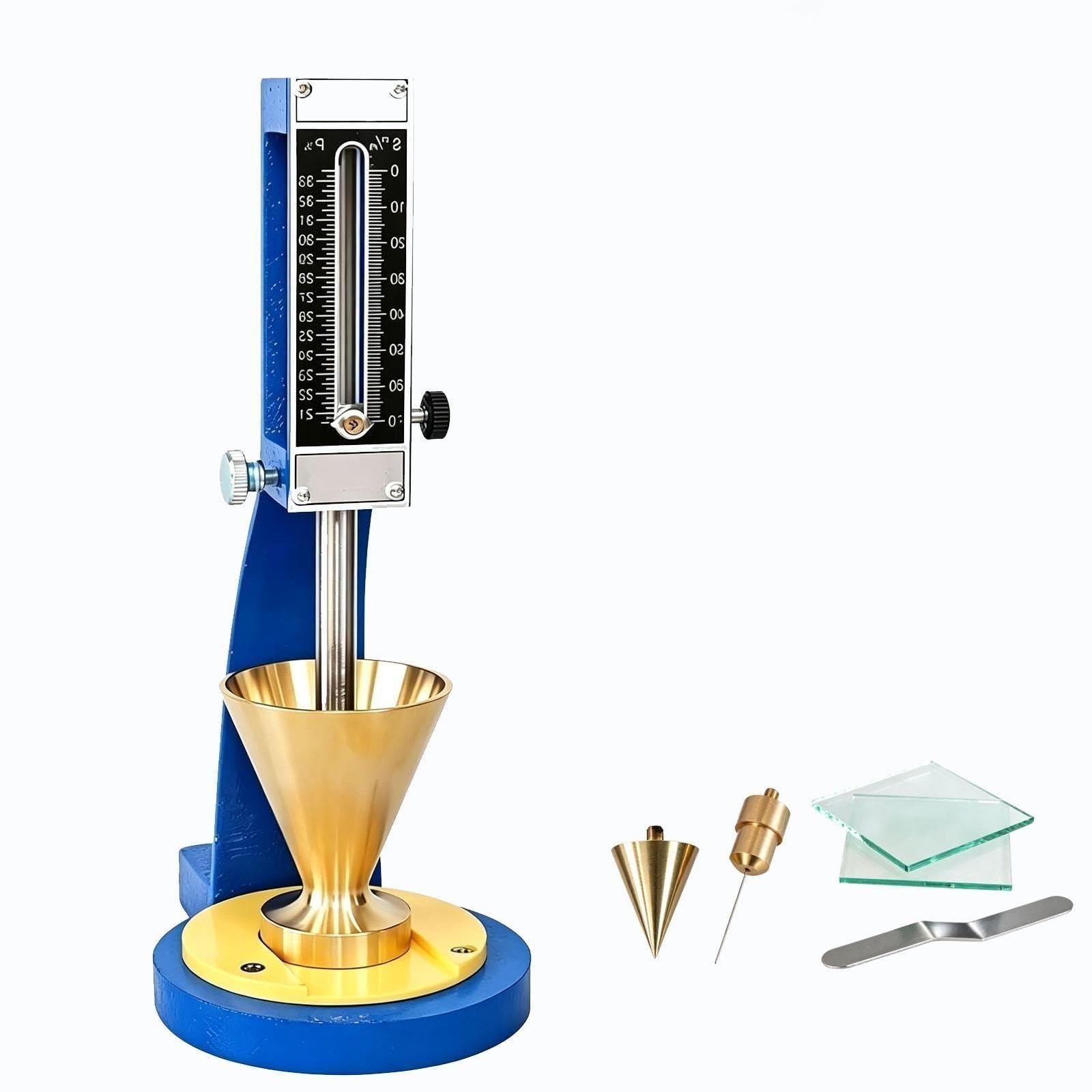 Probador de ajuste de consistencia del cemento, niveles de aparato de aguja