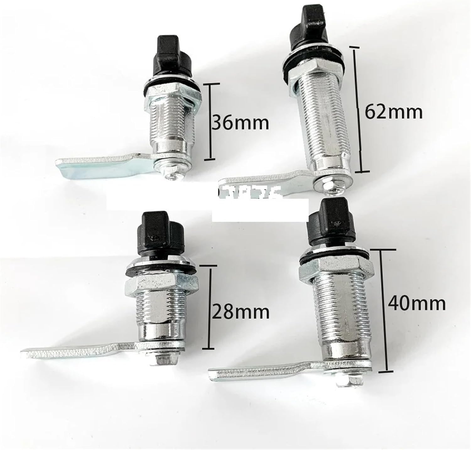 MS714-2 Electric Cabinet T-Handle Turnkey Lock Ms722 Cabinet Door Double Wing Lock 1Pcs(H 36mm)