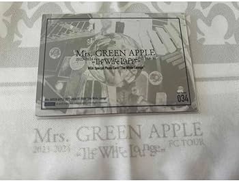 Amazon.co.jp: Mrs. GREEN APPLE 大森元貴 フォトカード ホワイト