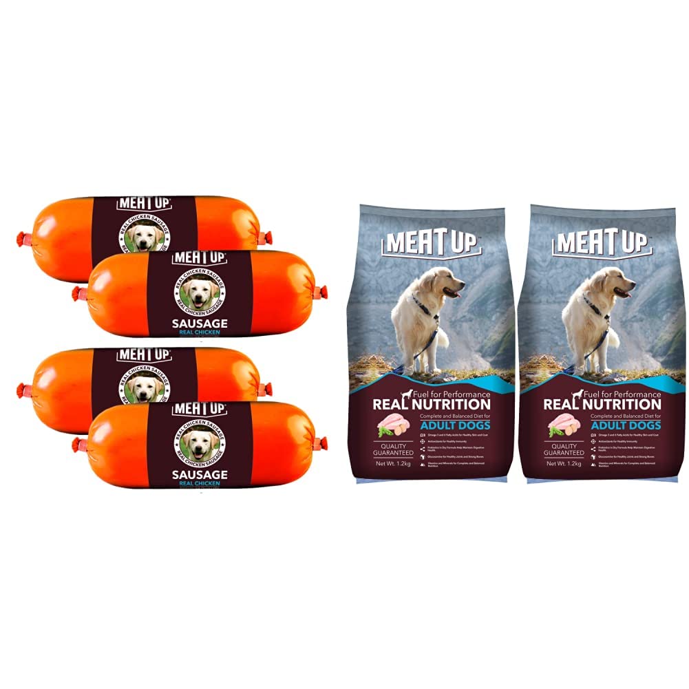 Meat Up Real Chicken Sausage Dog Treat Pack Of Desertcart