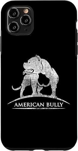 iPhone 11 Pro Max Pitbull, camisa Pitbull Terrier, Bully, funda para perro American Bullies