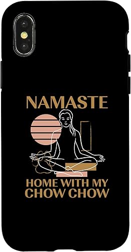Miniatura 7 de Funda para iPhone 11 Namaste Home with My Chow Chow Sayings Dog Lover Quotes Pets Case