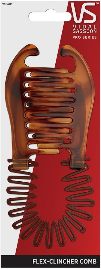 Vidal Sassoon Flex Clincher Comb, Brown
